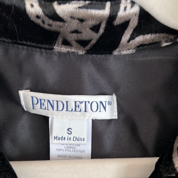 Pendleton Velvet Button Down Tunic and Tucked in Blouse - Picture 4 of 8